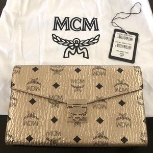 MCM Patricia Crossbody Wallet in Visetos
